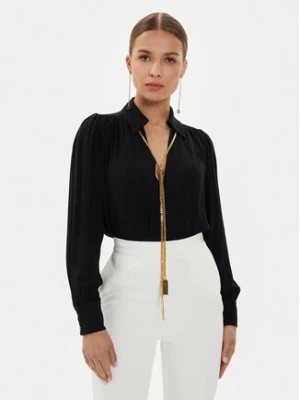 Elisabetta Franchi Bluzka CA-093-46E2-V420 Czarny Standard Fit