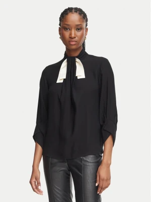Elisabetta Franchi Bluzka CA-178-66E2-V320 Czarny Regular Fit