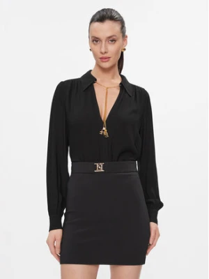 Elisabetta Franchi Bluzka CA-T30-41E2-V380 Czarny Regular Fit