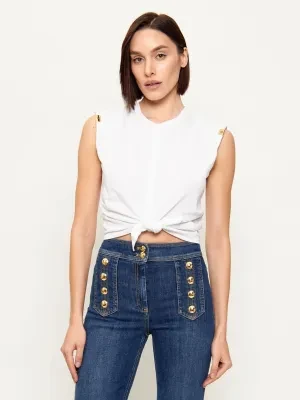 Zdjęcie produktu Elisabetta Franchi Bluzka | Cropped Fit