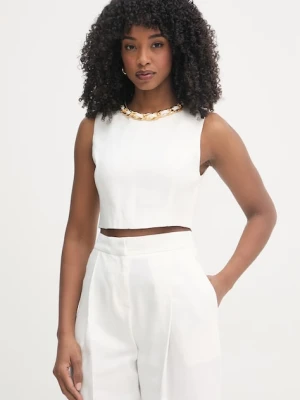 Elisabetta Franchi bluzka damska z lnem