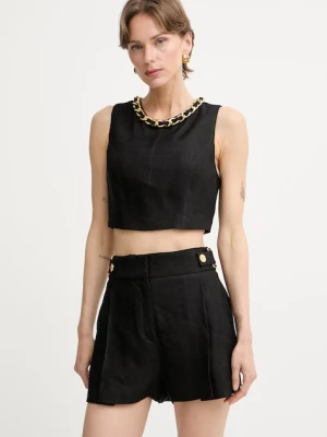 Elisabetta Franchi bluzka damska z lnem