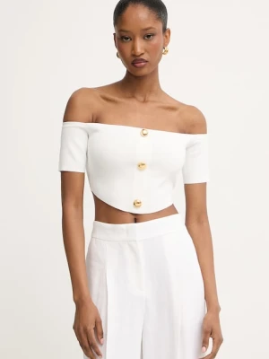 Elisabetta Franchi bluzka damska z wiskozą