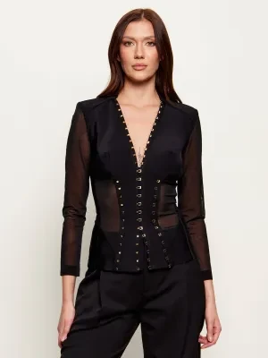 Elisabetta Franchi Bluzka | Slim Fit