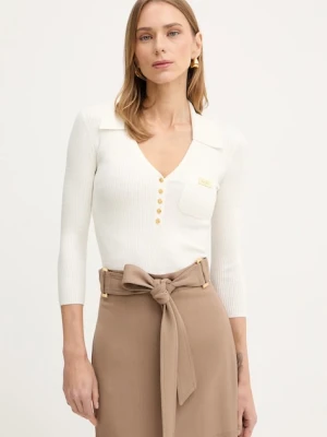 Elisabetta Franchi bluzka z dodatkiem jedwabiu