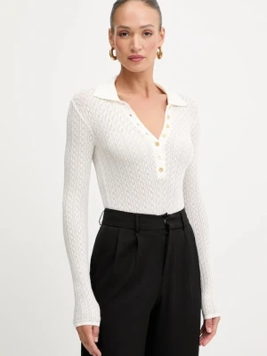 Elisabetta Franchi body damskie kolor beżowy BK66T51E3