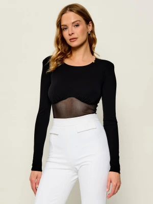 Elisabetta Franchi Body | Slim Fit czarny
