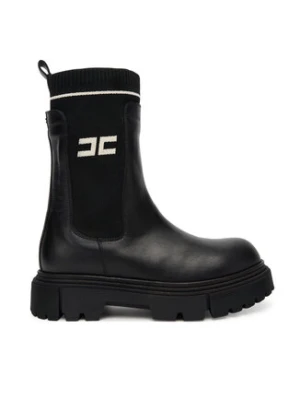 Elisabetta Franchi Botki Chelsea F4A5-E0424-1316930 Czarny