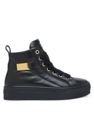 Elisabetta Franchi Botki High Top Lace UP F4-A9E-0362-1251930 S Czarny