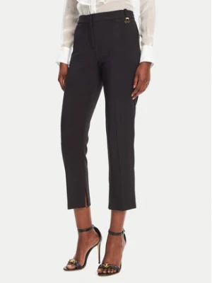 Elisabetta Franchi Chinosy PA-098-52E2-V320 Czarny Regular Fit