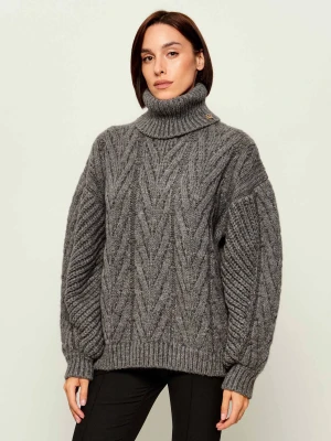 Elisabetta Franchi Golf | Loose fit | z dodatkiem wełny grafitowy