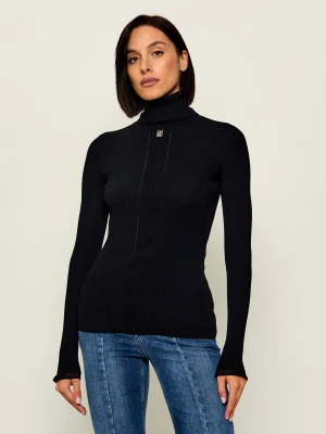 Elisabetta Franchi Golf | Slim Fit czarny