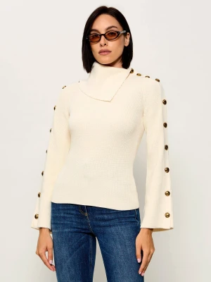 Elisabetta Franchi Golf | Slim Fit ecru