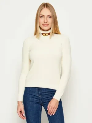 Elisabetta Franchi Golf | Slim Fit | z dodatkiem wełny