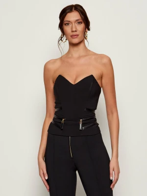 Elisabetta Franchi Gorset | Slim Fit czarny