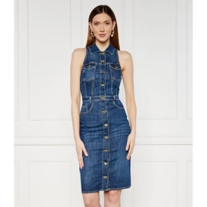 Elisabetta Franchi Jeansowa sukienka