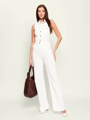 Elisabetta Franchi Jeansowy kombinezon | Regular Fit