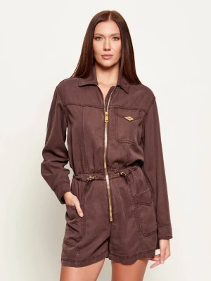 Elisabetta Franchi Jeansowy kombinezon | Regular Fit