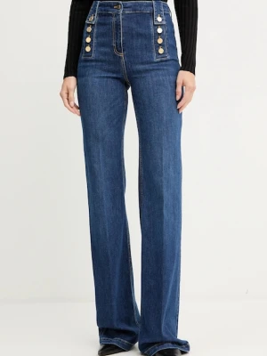 Elisabetta Franchi jeansy damskie high waist PJ02D56E2