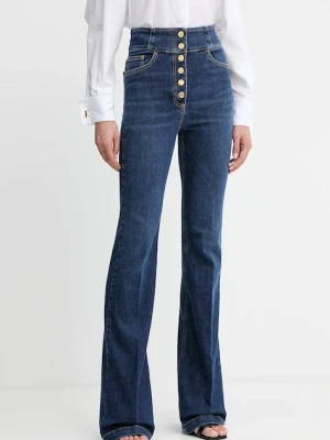 Elisabetta Franchi jeansy damskie high waist PJ03D56E2
