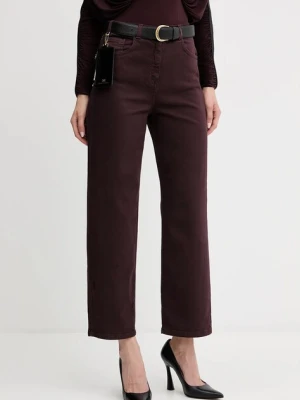 Elisabetta Franchi jeansy damskie high waist PJ04D56E2