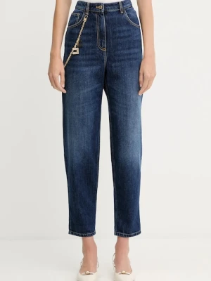 Elisabetta Franchi jeansy damskie high waist PJ14D56E2
