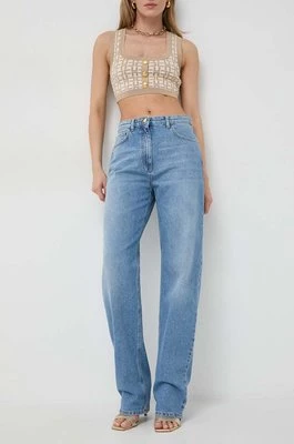 Elisabetta Franchi jeansy damskie high waist PJ45D41E2