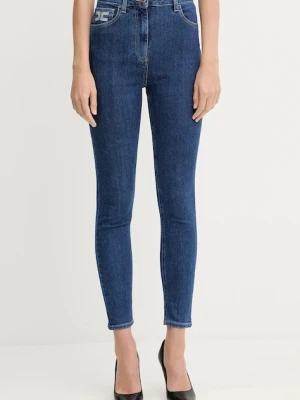 Elisabetta Franchi jeansy damskie kolor niebieski PJ08I56E2