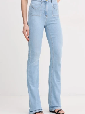 Elisabetta Franchi jeansy flare damskie