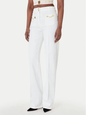 Elisabetta Franchi Jeansy PJ-25D-61E2 Biały Regular Fit