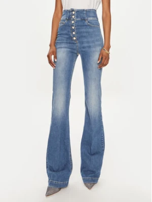 Elisabetta Franchi Jeansy PJ-43S-41E2-V380 Niebieski Regular Fit