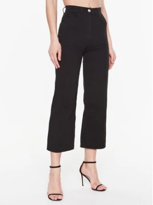 Elisabetta Franchi Jeansy PJ-89S-31E2-V250 Czarny Flare Fit
