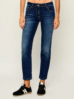 Elisabetta Franchi Jeansy | Slim Fit granatowy