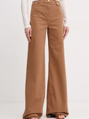 Elisabetta Franchi jeansy wide leg damskie