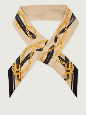 Elisabetta Franchi Jedwabna apaszka