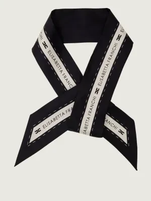 Elisabetta Franchi Jedwabna apaszka