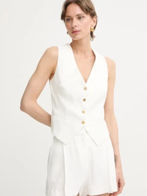 Elisabetta Franchi kamizelka damska z lnem