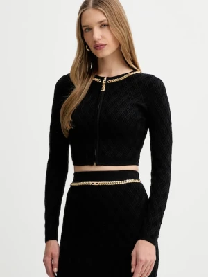 Elisabetta Franchi kardigan damski kolor czarny MK29B56E2