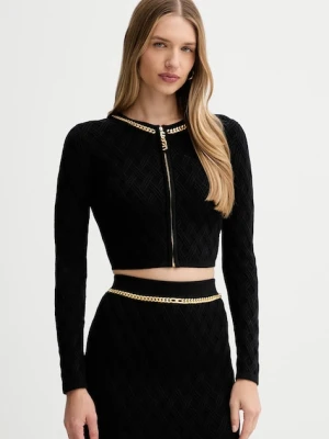 Elisabetta Franchi kardigan damski kolor czarny MK29B56E2