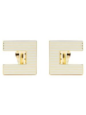 Elisabetta Franchi Kolczyki OR-28K-46E2-V150 Biały