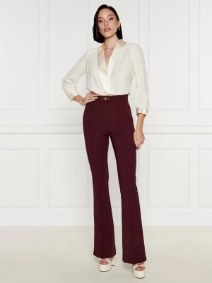 Elisabetta Franchi Kombinezon | Slim Fit bordowy