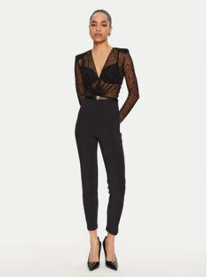 Elisabetta Franchi Kombinezon TU-021-46E2 Czarny Slim Fit