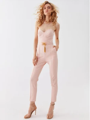 Elisabetta Franchi Kombinezon TU-035-32E2-4304 Różowy Slim Fit