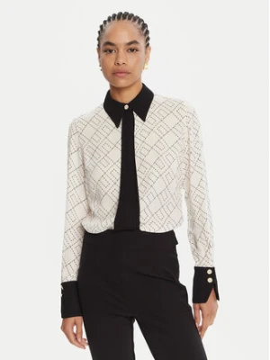 Elisabetta Franchi Koszula CA-104-56E2-V320 Biały Regular Fit