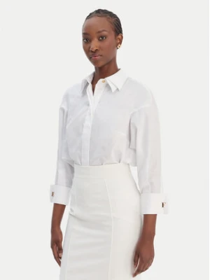 Elisabetta Franchi Koszula CA-141-61E2-V390 Biały Regular Fit