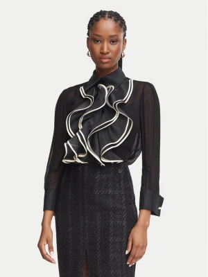 Elisabetta Franchi Koszula CA-210-67E2 Czarny Regular Fit