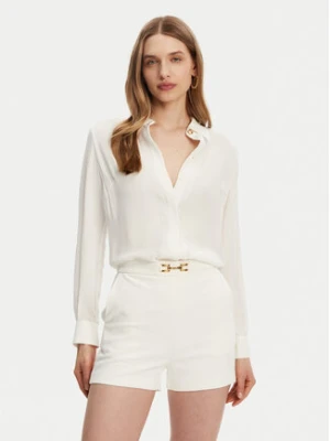 Elisabetta Franchi Koszula ca05451e2-360 Biały Regular Fit