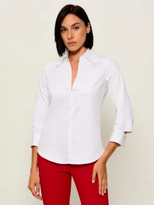 Elisabetta Franchi Koszula | Slim Fit biały