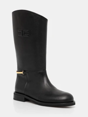 Elisabetta Franchi kozaki skórzane dziecięce