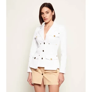 Elisabetta Franchi Kurtka jeansowa | Slim Fit